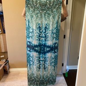 Ted Baker Teal & Turquoise Silk Scarf